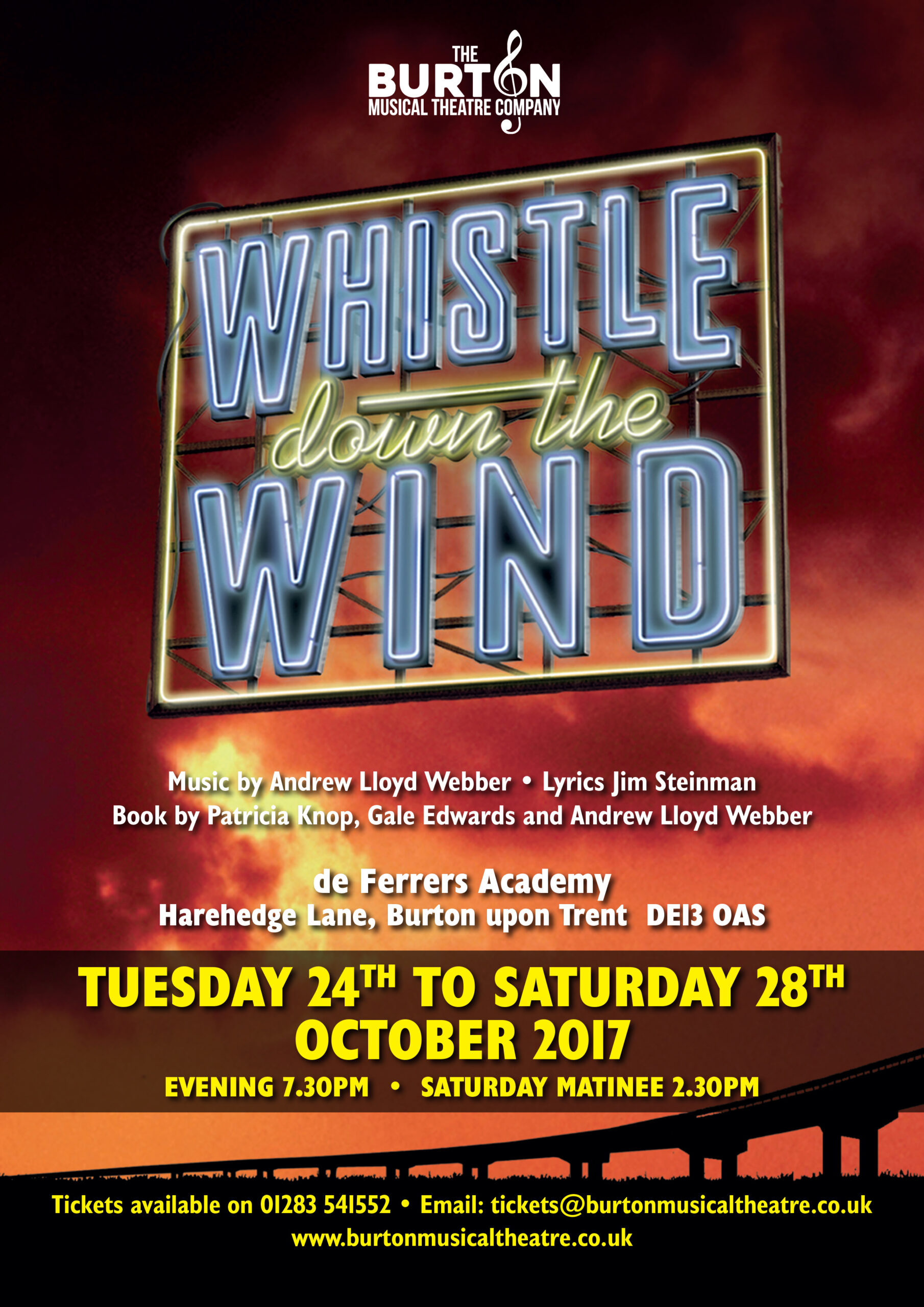 Whistle Down The Wind October 2017 The Burton Musical Theatre Company