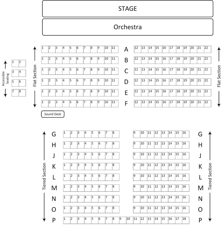 Burton Theatre Detailed Seating Chart