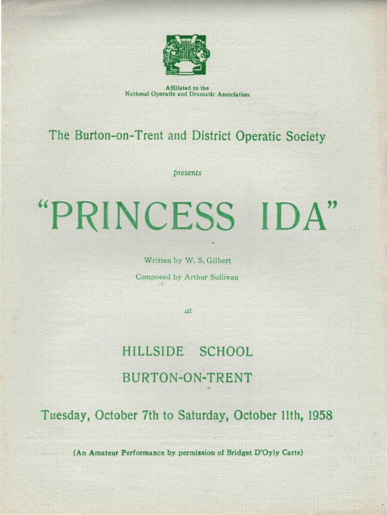 This image has an empty alt attribute; its file name is 1958-Princess-Ida-Programme_1-771x1024.jpg